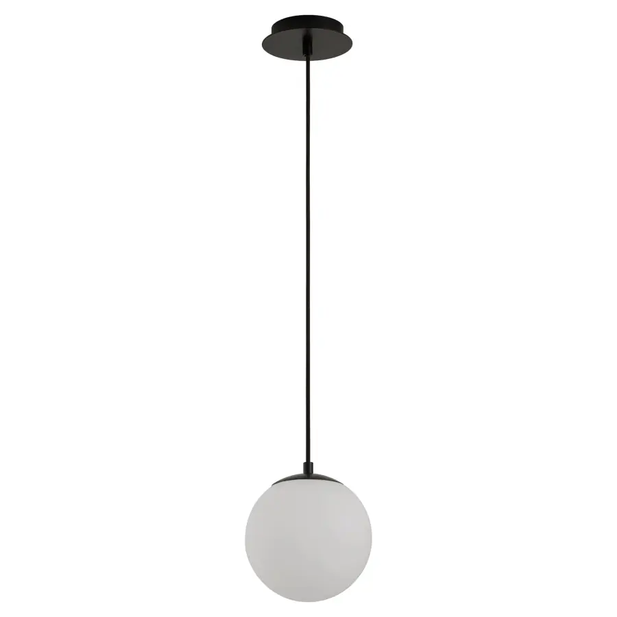 Luna 8" CCT Pendant in Black - Image 1