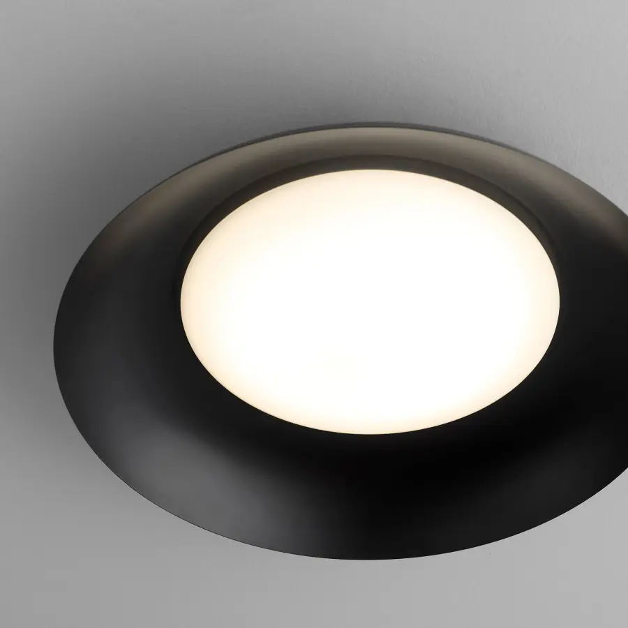 Bongo 20" LED Ceiling Mount in Black - Image 5