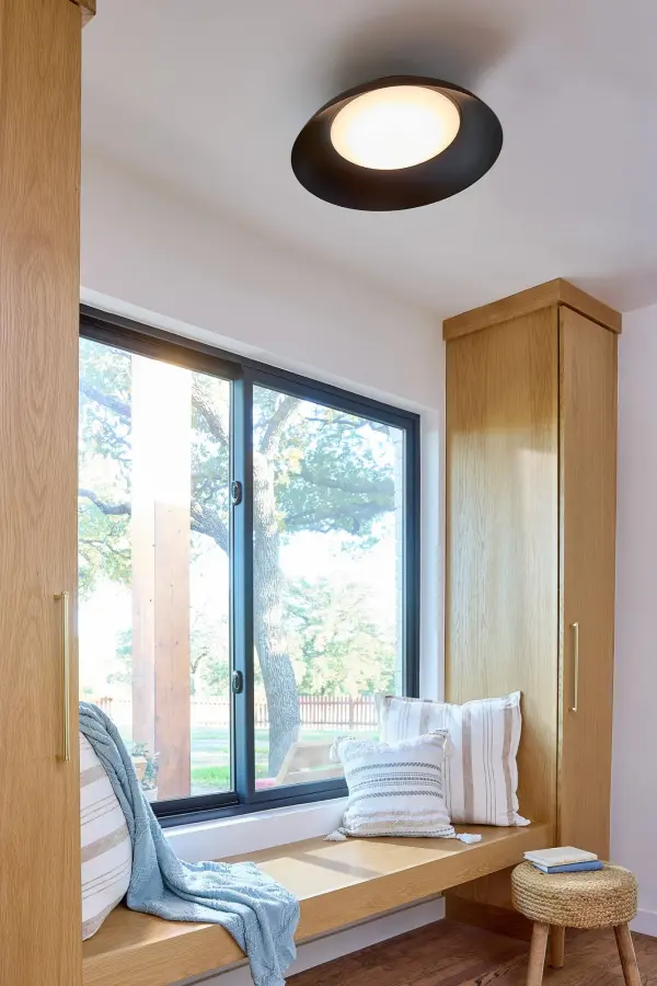 Bongo 20" LED Ceiling Mount in Black - Image 10