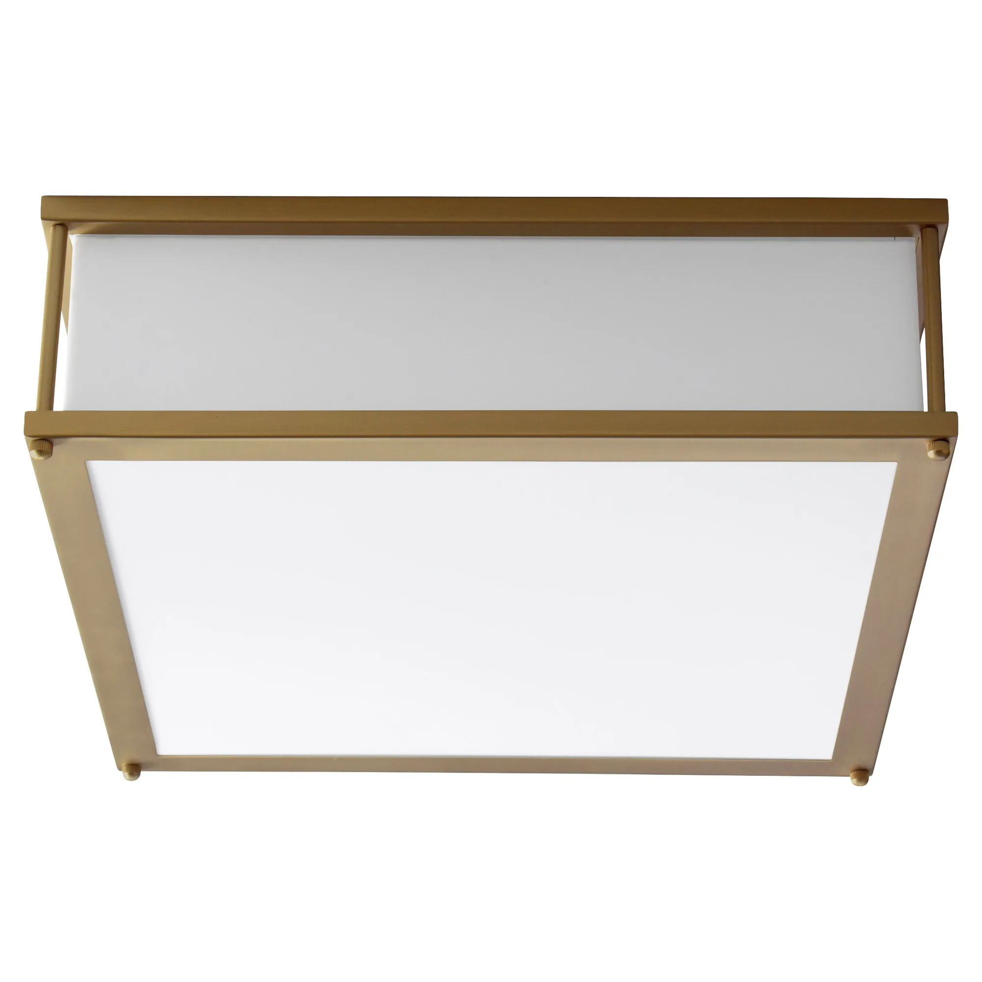 Modulo 16" LED Ceiling Mount in Aged Brass