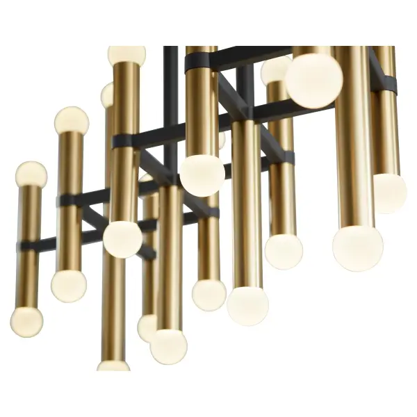 Nero 26-Light Linear Chandelier - Image 3