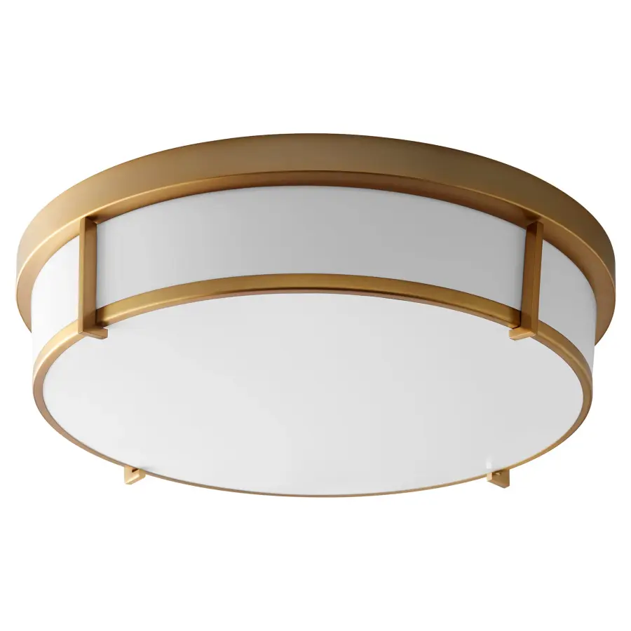 iO 17" Ceiling Mount - Aged Brass - Image 1