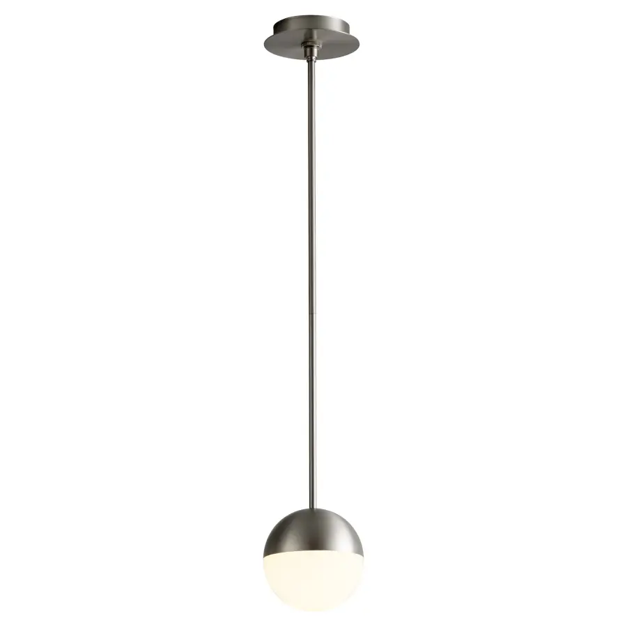 Mondo 6" LED Pendant in Satin Nickel - Image 2