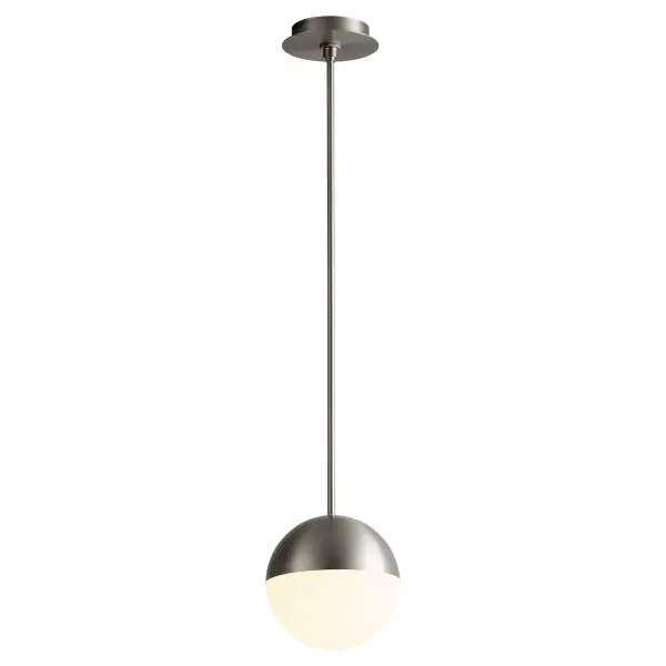 Mondo 8" Pendant - Satin Nickel - Image 2