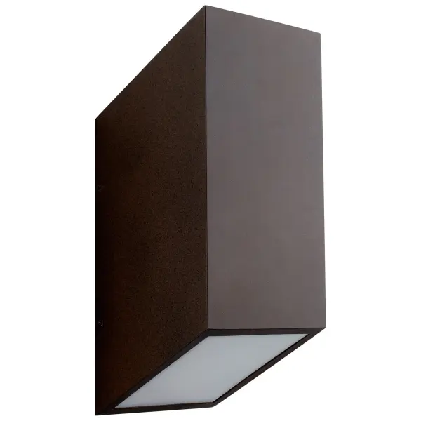The UNO Large wall sconce combines clean-lined modern design with practical wet-rated performance. Its angled architectural profile delivers warm ambient lighting while adding sophisticated character to exterior spaces.