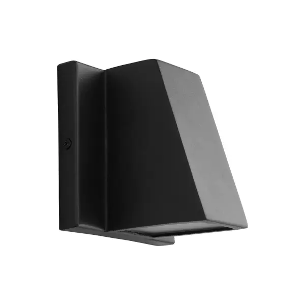 The Titan LED Wall Sconce combines bold architectural angles with soft diffused lighting through white frost glass. Fully dimmable and wet-rated, it's perfect for modern outdoor facades and contemporary indoor spaces.