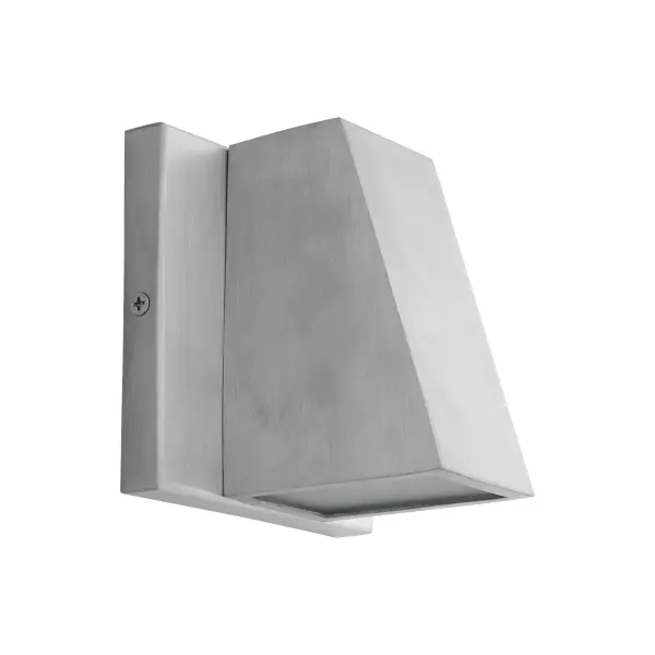 The Titan LED Wall Sconce combines bold architectural angles with soft diffused lighting through white frost glass. Fully dimmable and wet-rated, it delivers modern style with exceptional durability for indoor and outdoor use.