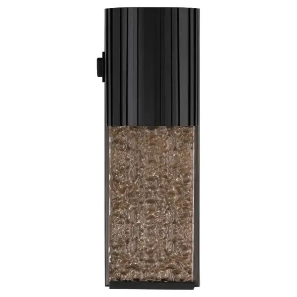 The Cascata brings waterfall-inspired elegance to outdoor spaces with its textured gold water glass and oil-bronzed detailing. The 5CCT LED technology with exterior toggle switch offers versatile lighting control for any ambiance.