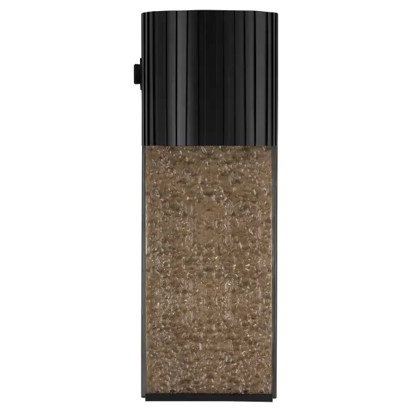 The Cascata brings natural elegance to outdoor spaces with its cascading water glass design and textured gold finish. Wet-rated for durability, it features convenient 5CCT LED technology with an exterior toggle switch for easy color temperature adjustment.