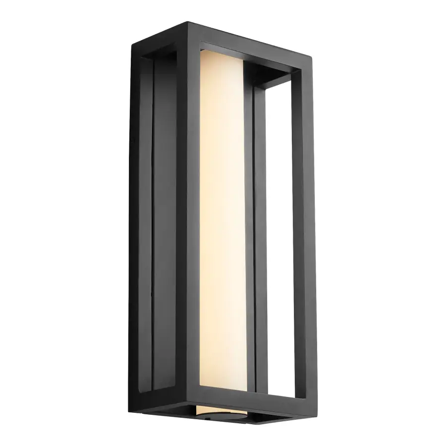 Aperto Large Outdoor Lantern in Black - Image 2