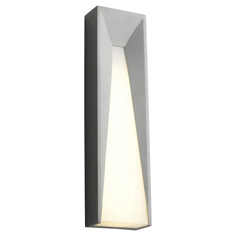 Calypso Small Outdoor Wall Sconce - 4000K Gray - Image 2