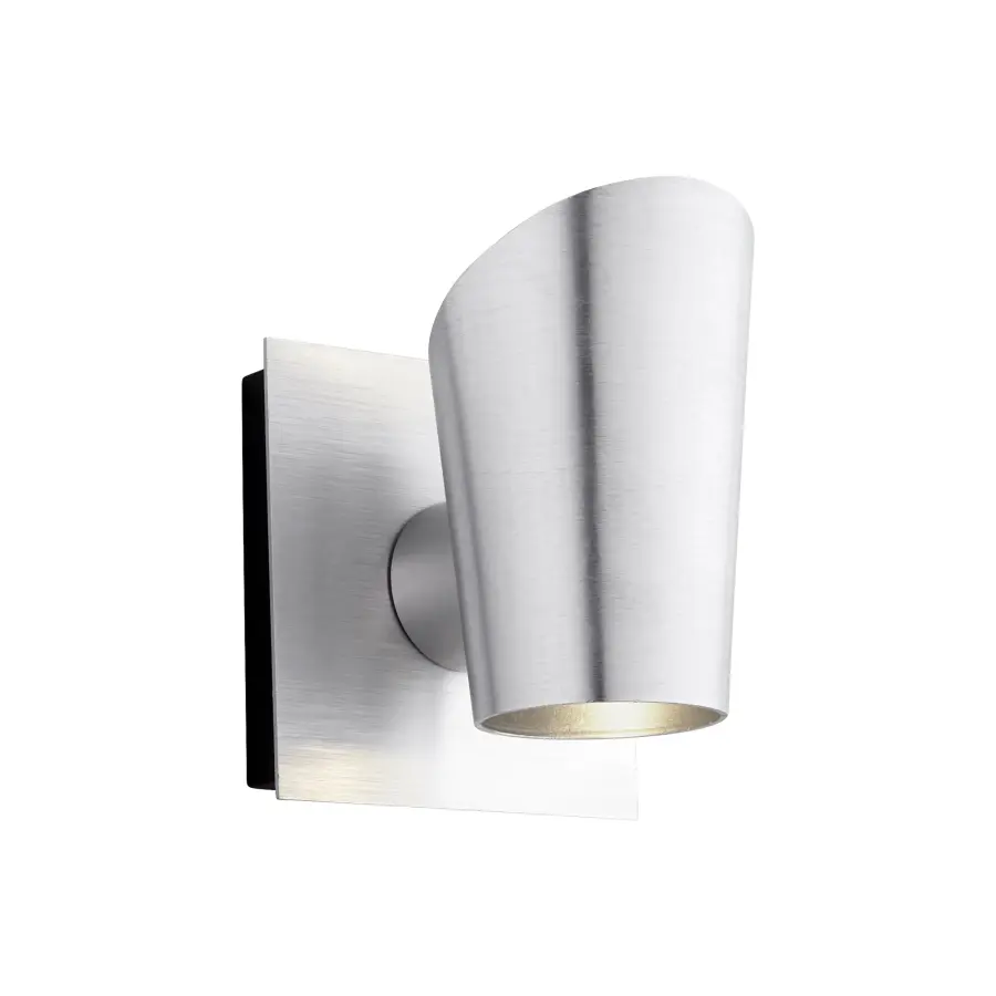 Pilot LED Outdoor Wall Light - Brushed Aluminum - Image 2