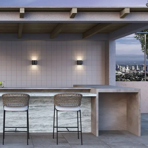 Modern Bi-Directional LED Outdoor Sconce with Adjustable Beam Control - Image 3