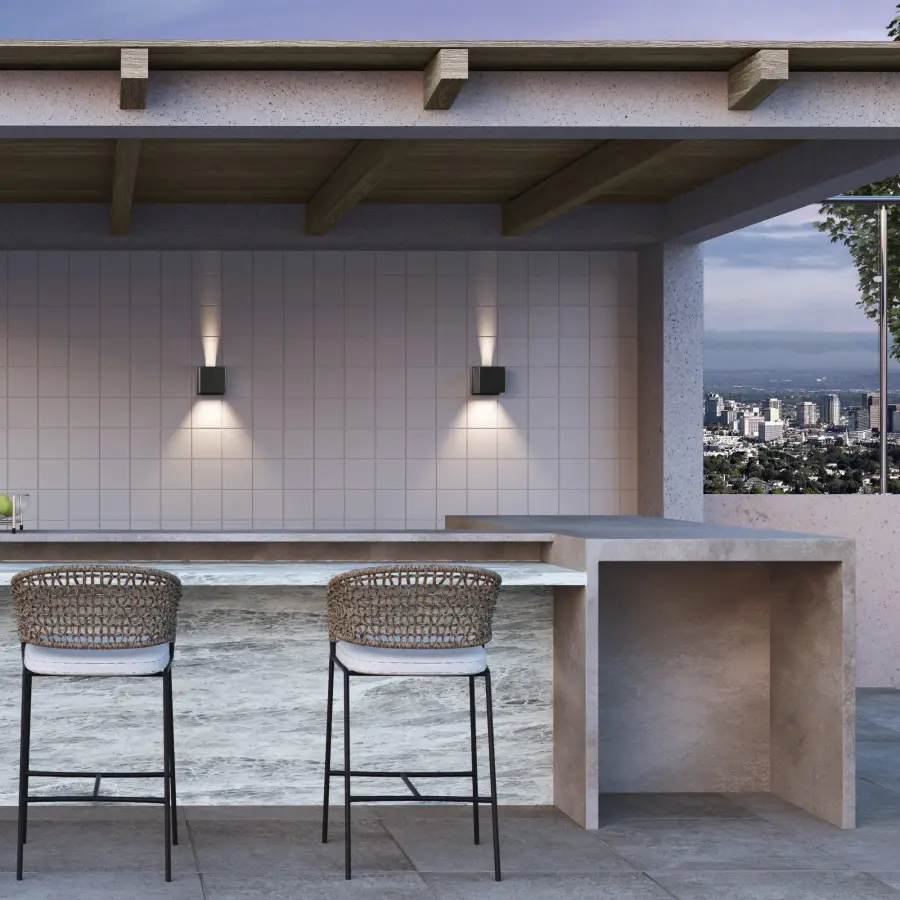 Kubo LED Outdoor Wall Light - Image 3