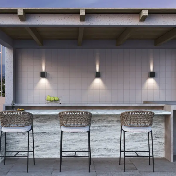 Kubo LED Outdoor Wall Light - Image 4