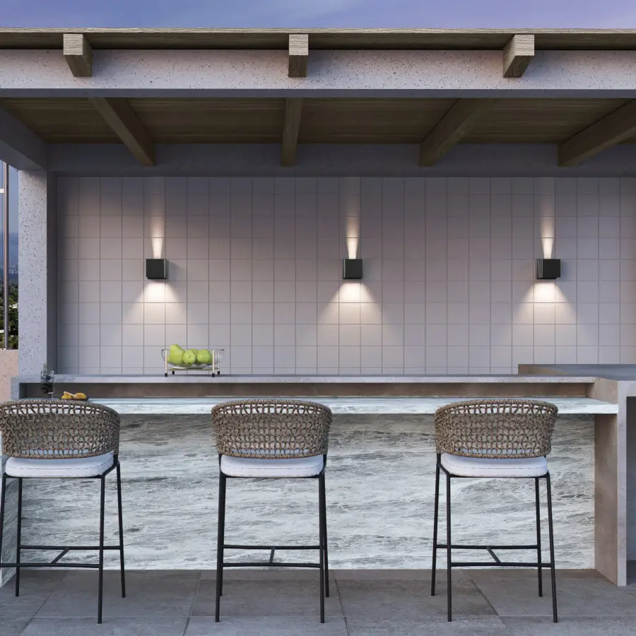 Kubo LED Outdoor Wall Light - Image 4