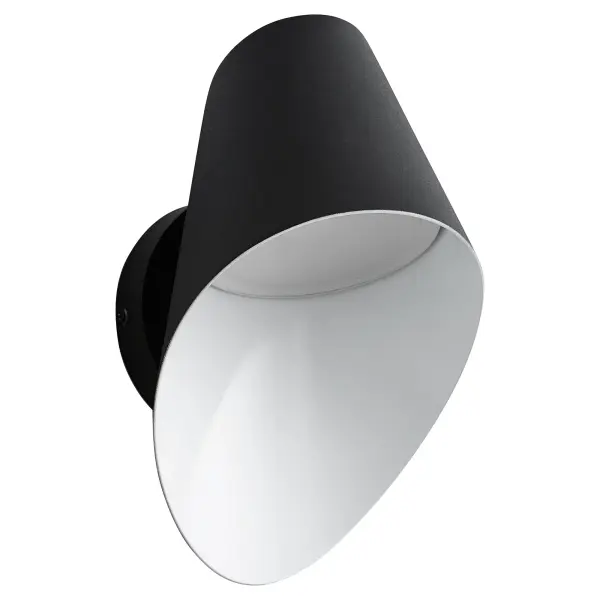 Lottie Coastal Grade LED Sconce in Black - Image 1