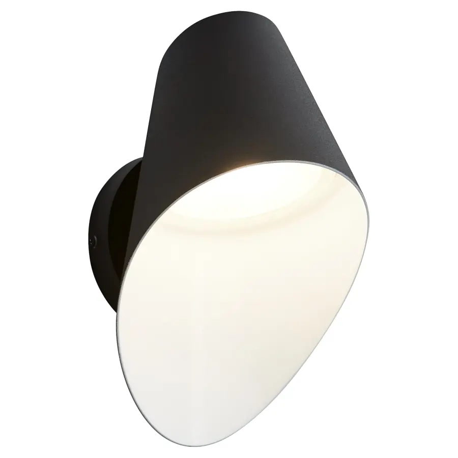 Lottie Coastal Grade LED Sconce in Black - Image 3
