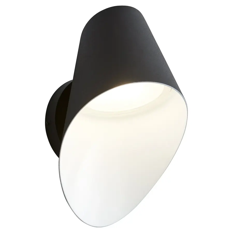 Lottie Coastal Grade LED Sconce in Black - Image 4