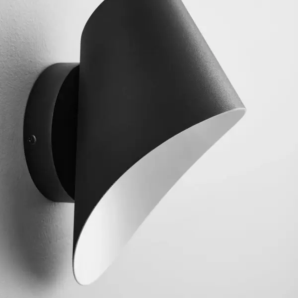 Lottie Coastal Grade LED Sconce in Black - Image 5