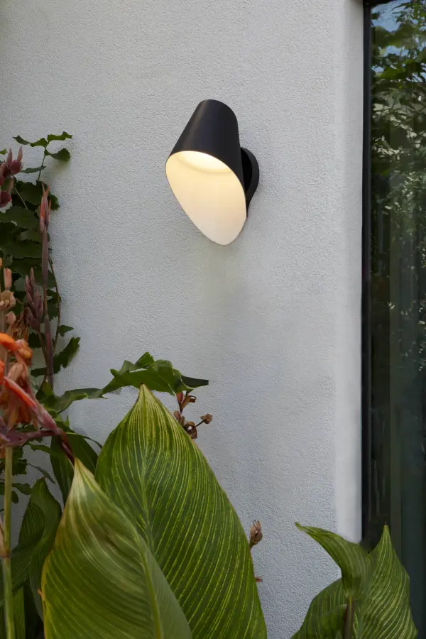 Lottie Coastal Grade LED Sconce in Black - Image 7