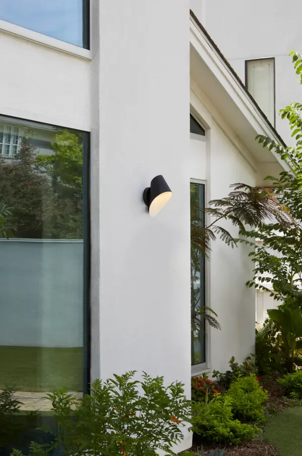Lottie Coastal Grade LED Sconce in Black - Image 8
