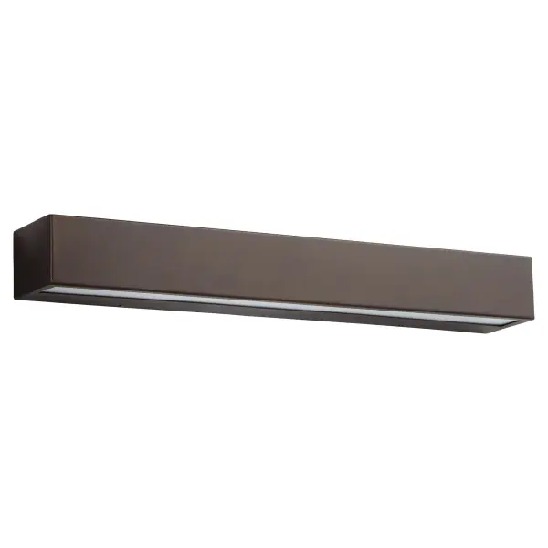The Maia 23" Wall Sconce exemplifies modern minimalism with its clean rectangular profile and soft ambient glow. Perfect for both indoor and outdoor applications, it offers flexible installation options for customized lighting effects.