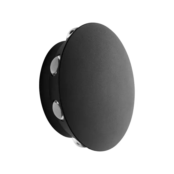 The Rickie LED outdoor wall light creates a striking visual impact with its unique petal-like light distribution. Clear glass diffusers evenly distribute LED arrays for an artistic, spirited display perfect for modern exteriors.