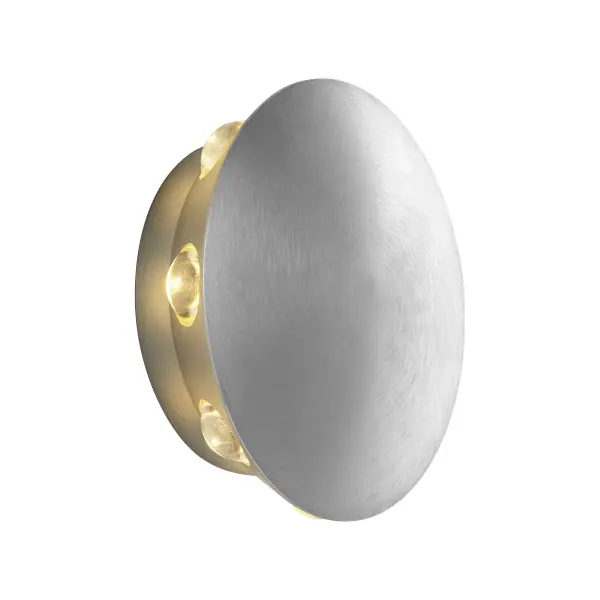 Rickie LED Outdoor Wall Light - Brushed Aluminum - Image 2