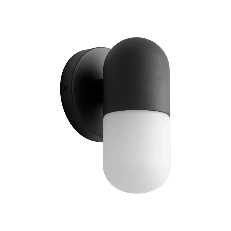 Corpus Small Outdoor Lantern in Black - Image 1