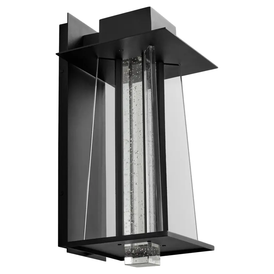 Arté 19" Outdoor Lantern in Black - Image 1