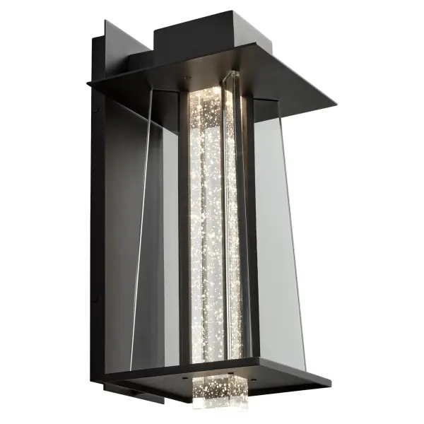 Arté 19" Outdoor Lantern in Black - Image 2