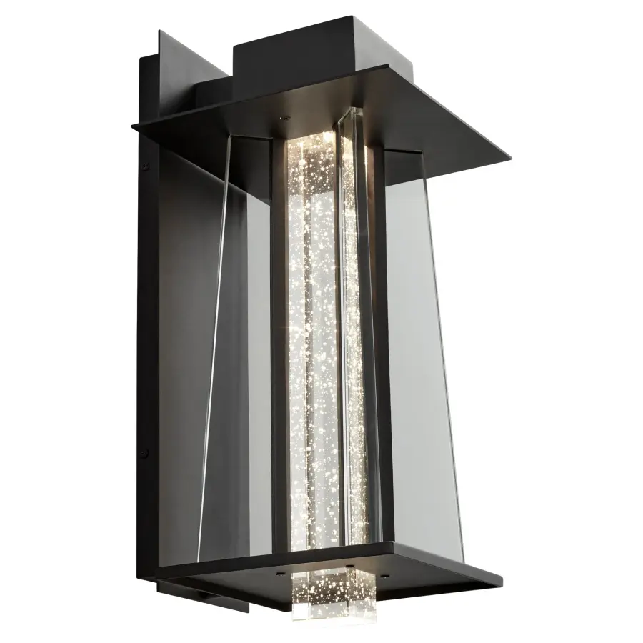 Arté 19" Outdoor Lantern in Black - Image 2