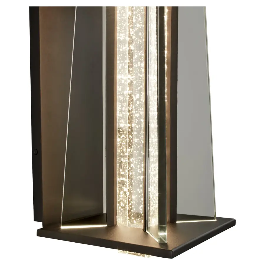 Arté 19" Outdoor Lantern in Black - Image 4