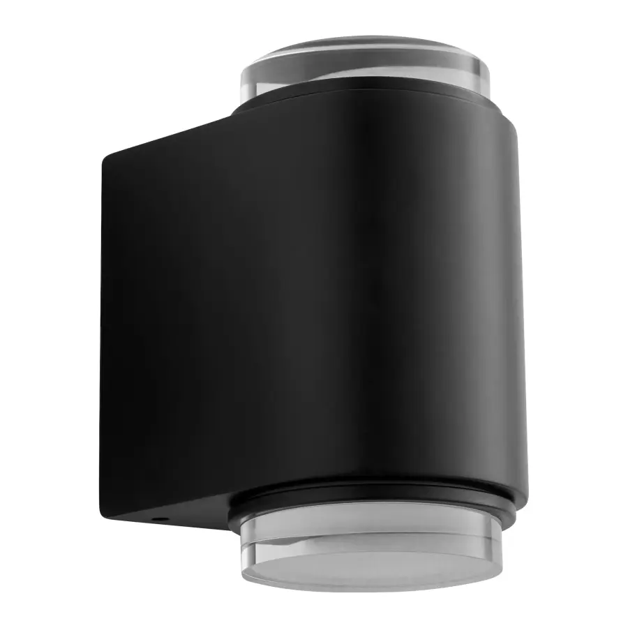 RICO Two Light Outdoor Wall Sconce in Black - Image 1
