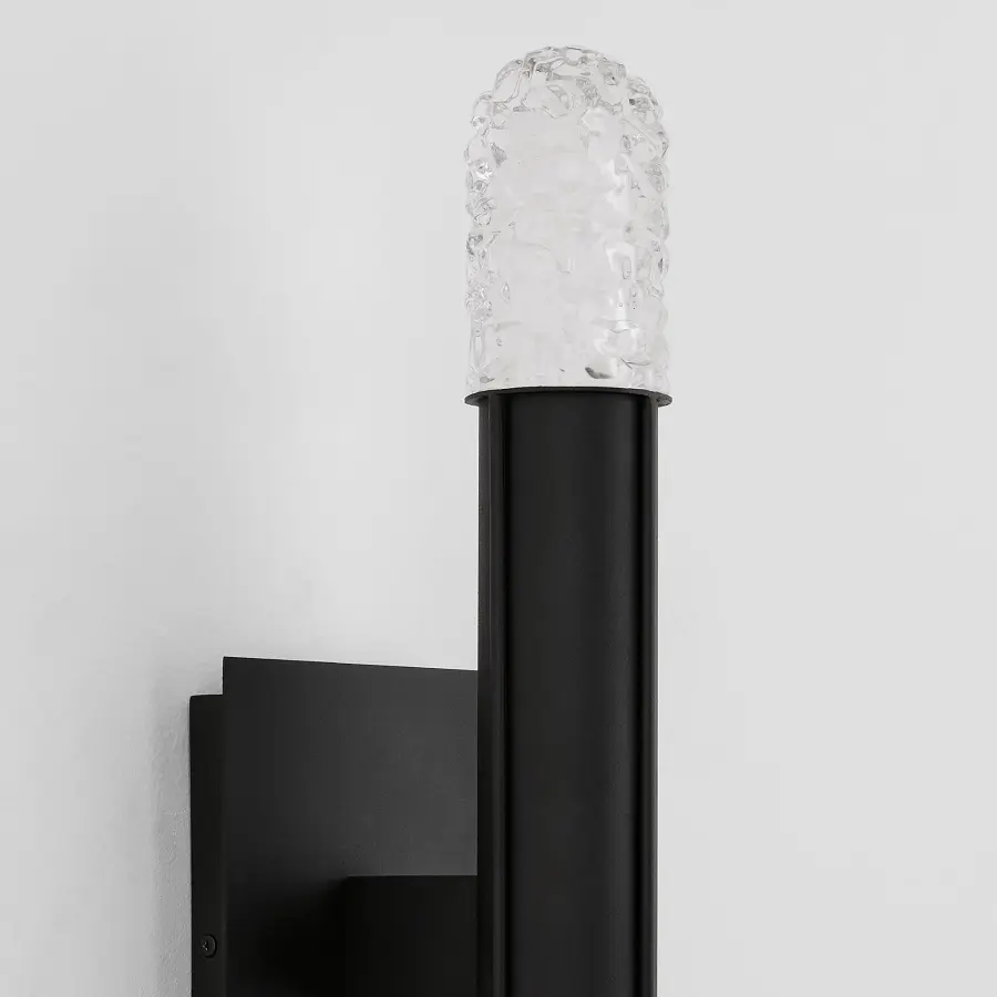 Pharos 5CCT Wet Rated Outdoor Sconce in Black - Image 4