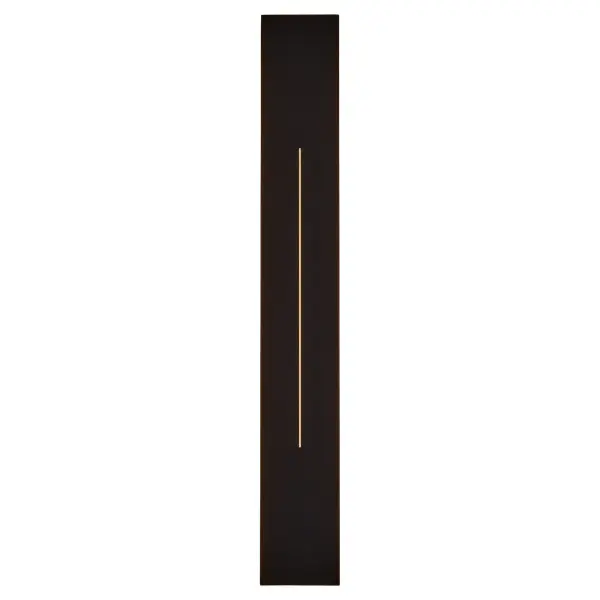 The Torre 36" sconce combines minimalist design with coastal-grade construction for lasting outdoor performance. Its backlit LED creates a striking vertical glow pattern while the 5CCT technology offers lighting flexibility. - alternate view