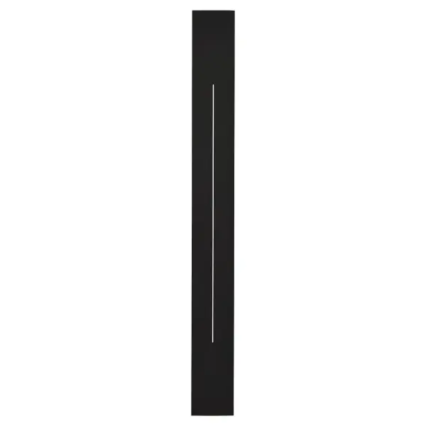 The Torre 48" sconce delivers dramatic vertical illumination with its back-lit LED design and center opening. Built with coastal-grade materials for lasting outdoor performance, this wet-rated fixture combines modern minimalism with ambient lighting.