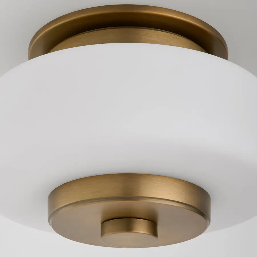 Favo 12" Pendant Light in Brushed Brass - Image 3