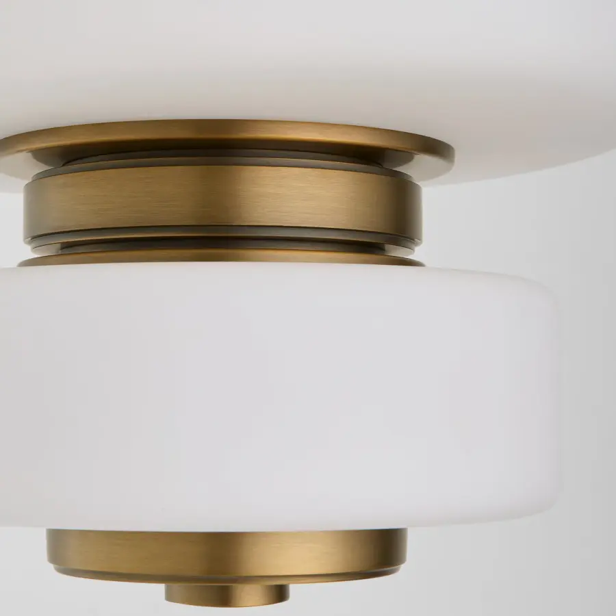 Favo 12" Pendant Light in Brushed Brass - Image 4