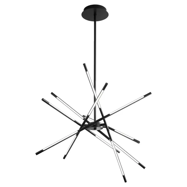 Palillos Twelve Light LED Pendant in Black - Image 2