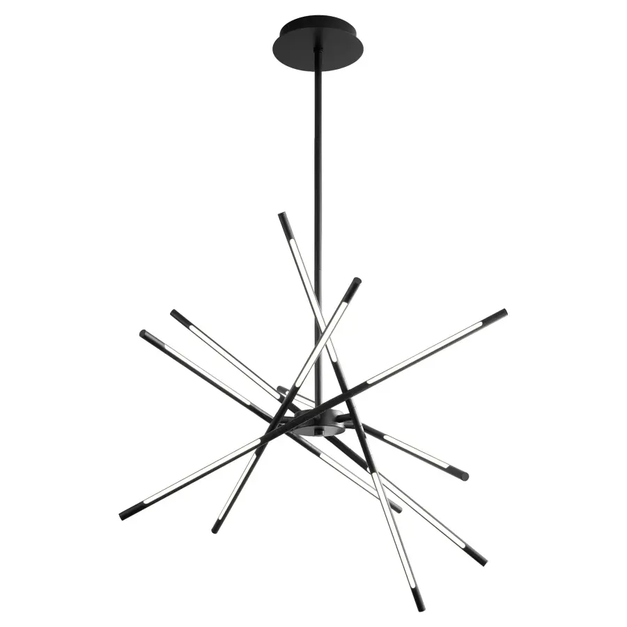 Palillos Twelve Light LED Pendant in Black - Image 3