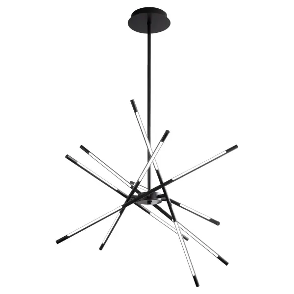 Palillos Twelve Light LED Pendant in Black - Image 4