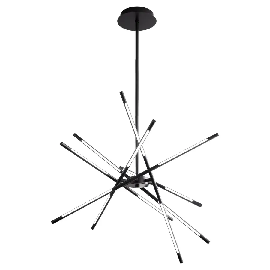 Palillos Twelve Light LED Pendant in Black - Image 4