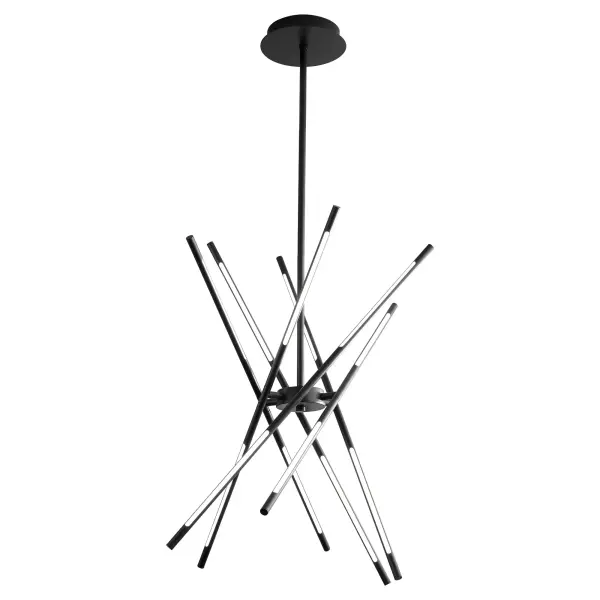 Palillos Twelve Light LED Pendant in Black - Image 5