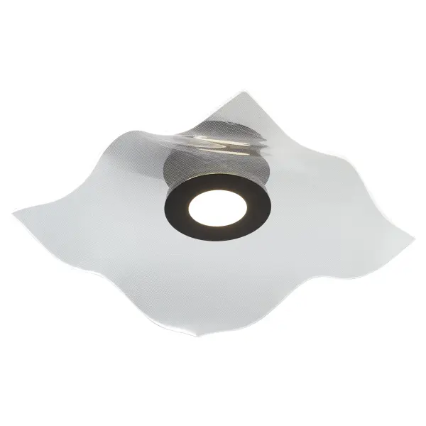 Mesmerizing Modern Ceiling Mount with Artistic Edge-Lit Design - Image 3