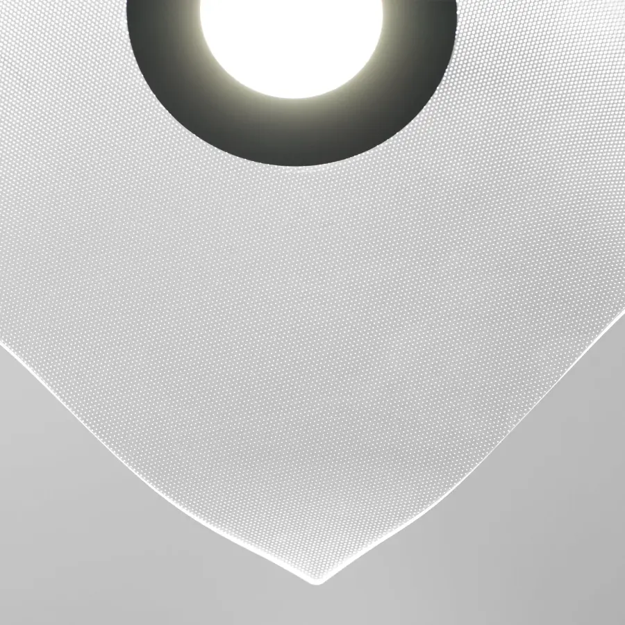 Mesmerizing Modern Ceiling Mount with Artistic Edge-Lit Design - Image 8