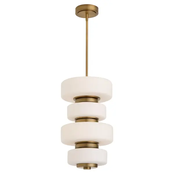 Favo 24" Pendant in Brushed Brass - Image 2