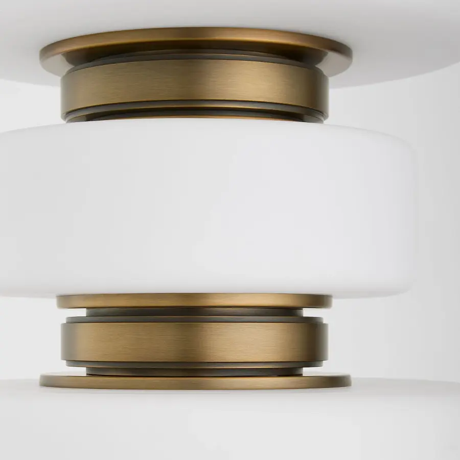 Favo 24" Pendant in Brushed Brass - Image 3