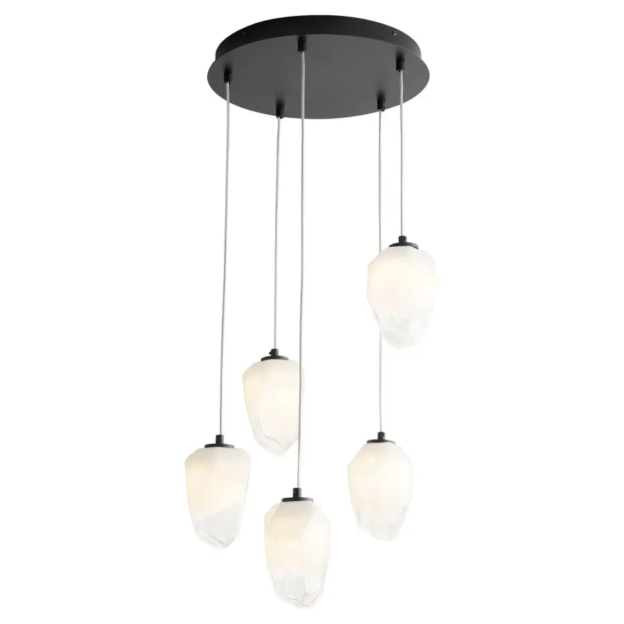 Vivo Five Light LED Pendant in Black - Image 2